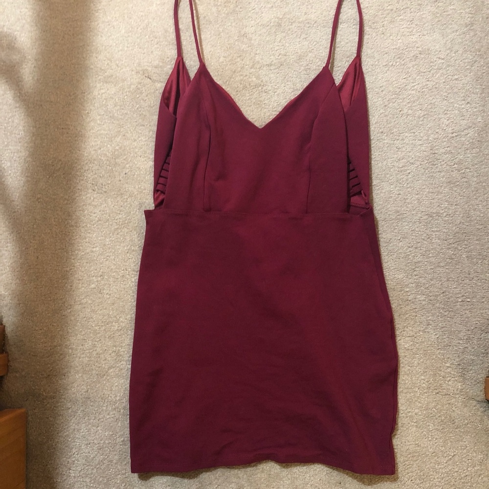 Red Wine Mini Dress